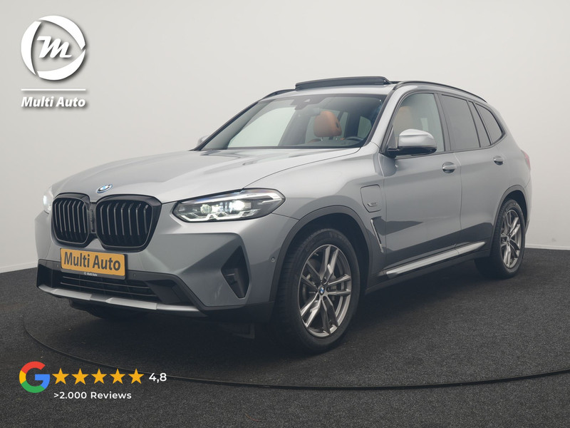 BMW X3 xDrive30e High Executive FACELIFT PHEV 293pk Dealer O.H | Trekhaak Af Fabriek | Panodak | 360 Camera | Lederen Sportstoelen Memory & Verwarmd | Keyless | Apple Carplay | BLIS | Navigatie | DAB | 19"L.M | Plug In Hybrid |
