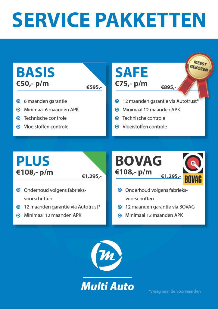 Servicepakketten Multi Auto